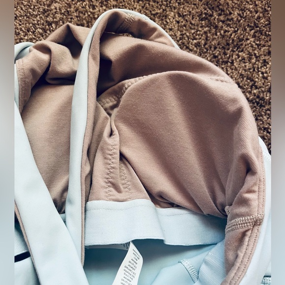 Light Blue Lululemon Court Crush Tennis Dress with Built-in Bra and Shorts - Picture 9 of 15